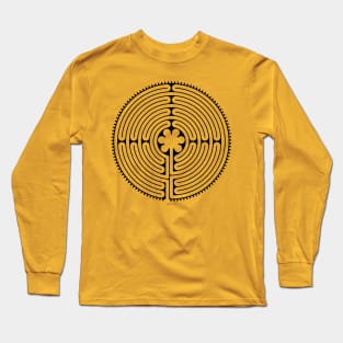 Chartres Labyrinth Long Sleeve T-Shirt